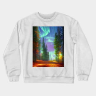 Aurora at Night Crewneck Sweatshirt